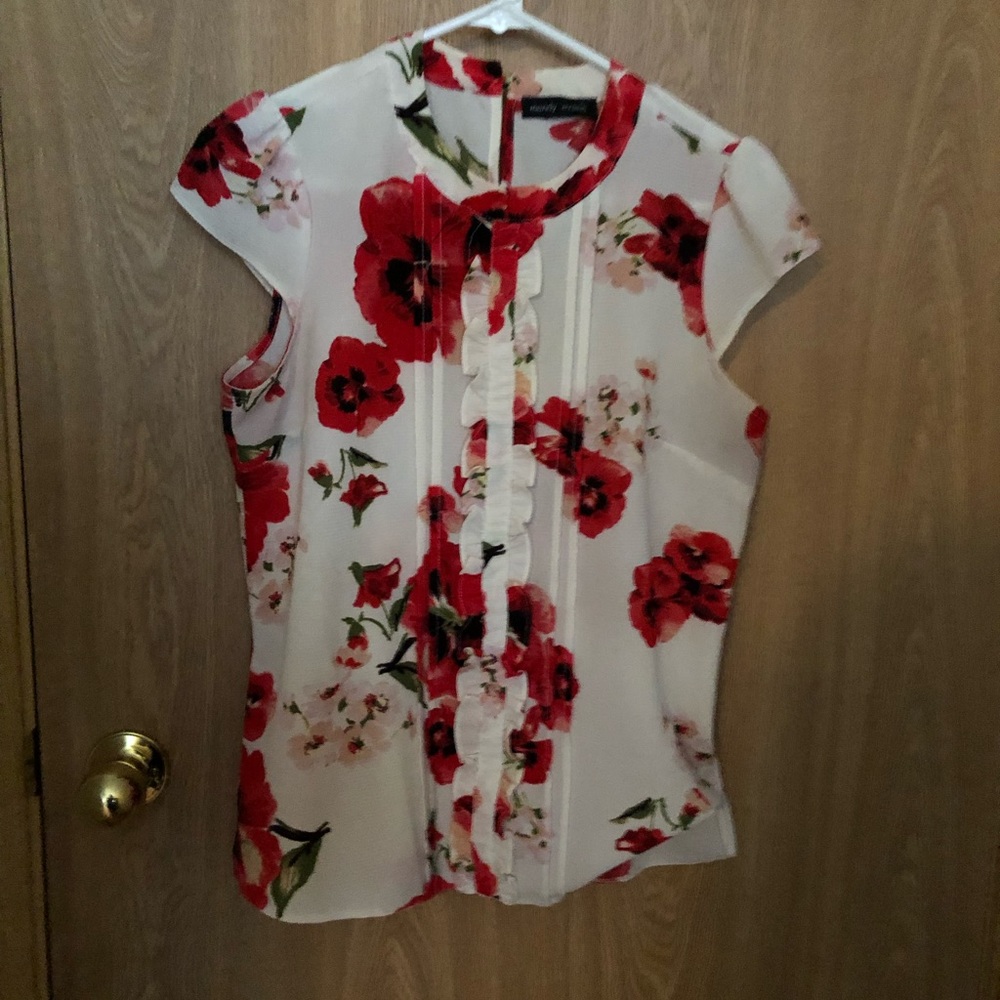 Mandy Evans floral blouse